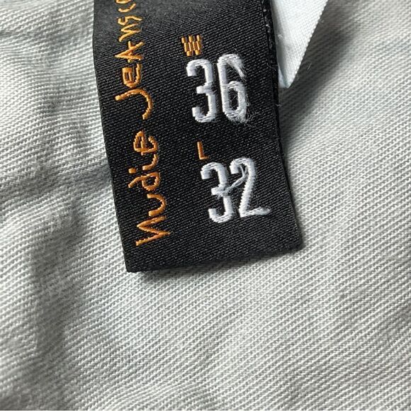 Nudie Jeans Thin Finn Organic Blue Strike Men’s Tag Size 36 HEMMED - Picture 7 of 13